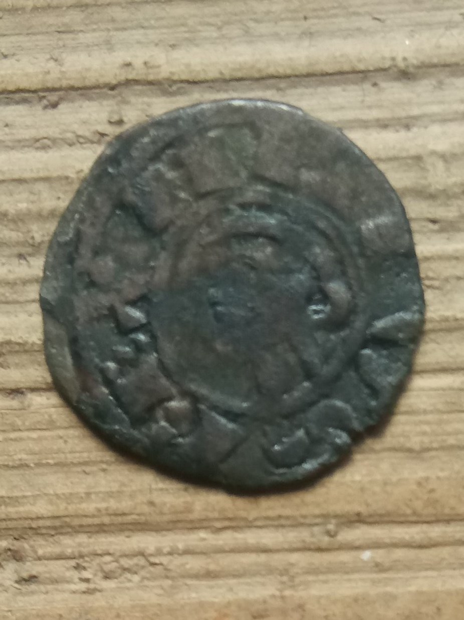 Dinero pepión de Alfonso VIII a Alfonso X, ceca creciente Alfons12