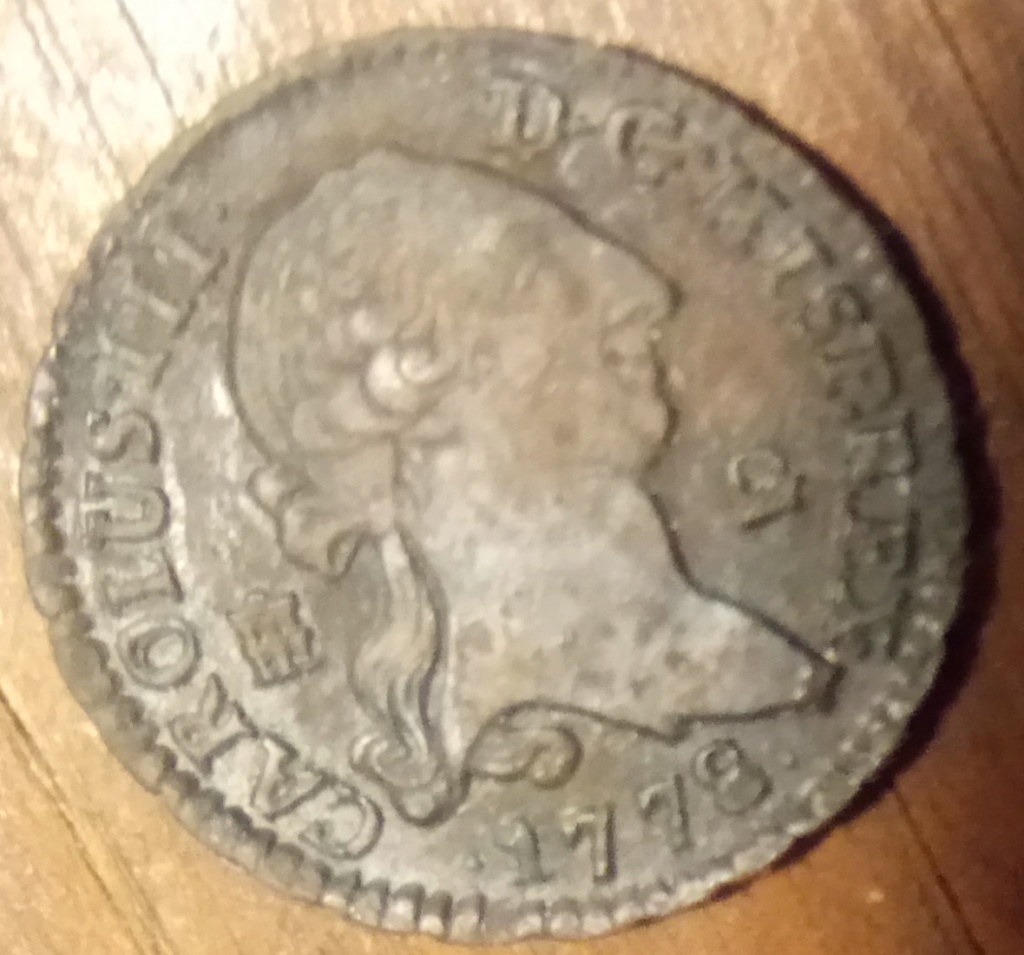 Carlos III, 2 maravedís de 1778 Carlos13