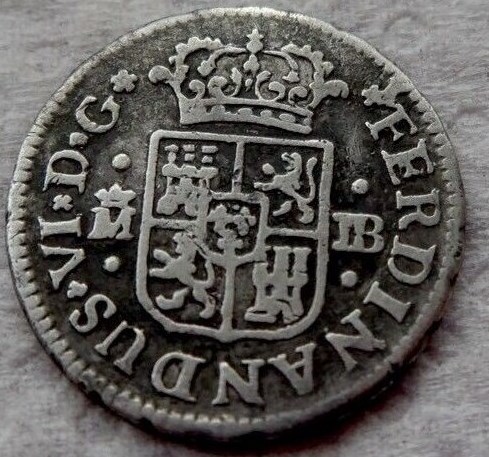 Medio real Fernando VI, 1.752 Madrid Fernad10