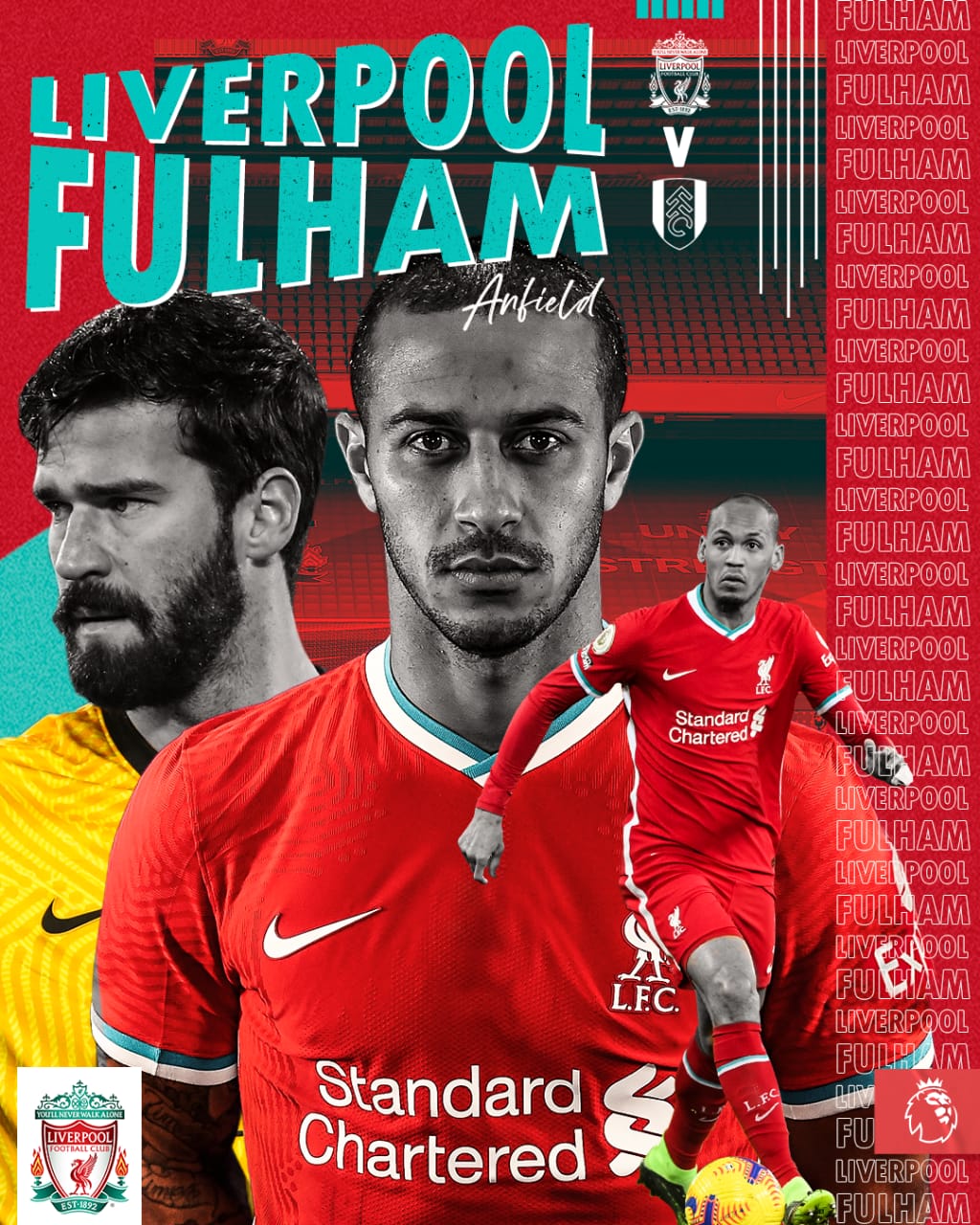 27. Spieltag der Premier League 2020/21 - 07.03. 2021 15:00 FC Liverpool - FC Fulham 2013