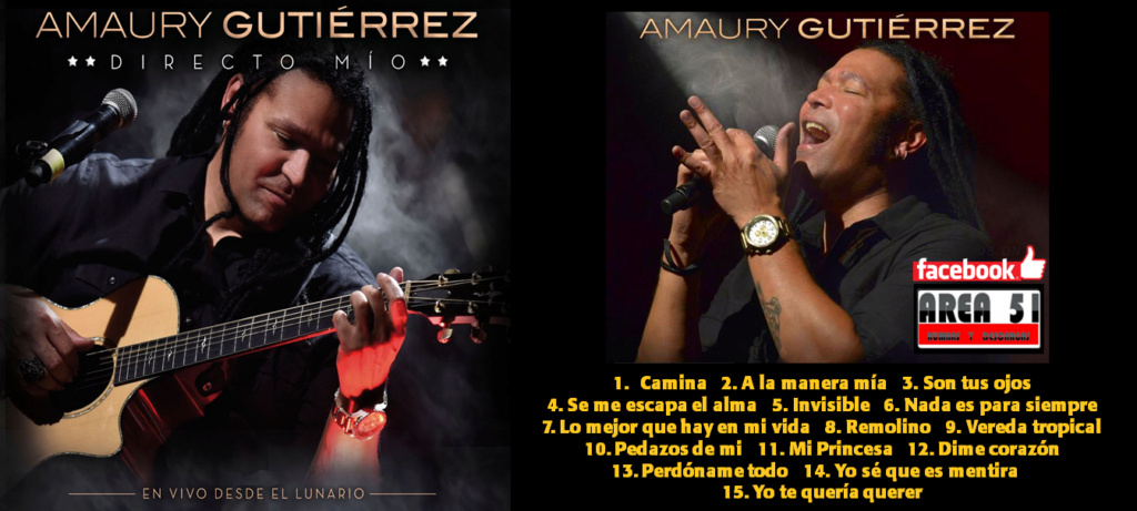 AMAURY GUTIERREZ - DIRECTO MIO (EN VIVO DESDE EL LUNARIO)(2014) Amaury12