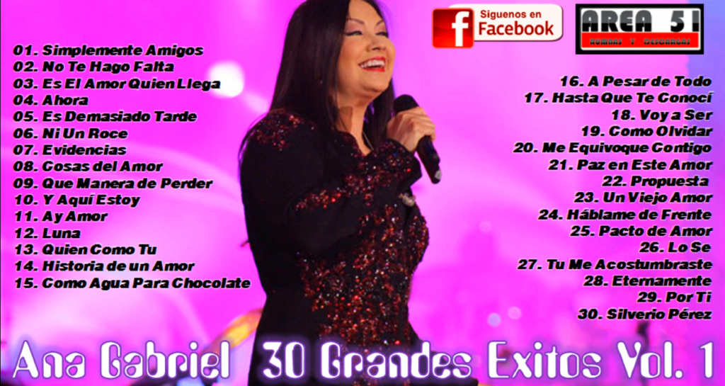 ANA GABRIEL - 30 GRANDES EXITOS VOL.1. Ana_ga10