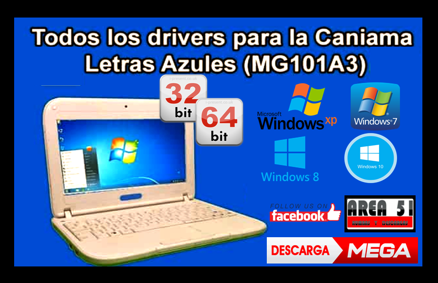 DRIVERS CANAIMA LETRAS AZULES MG101A3 (WINDOWS 7, 8,10) Canaim13