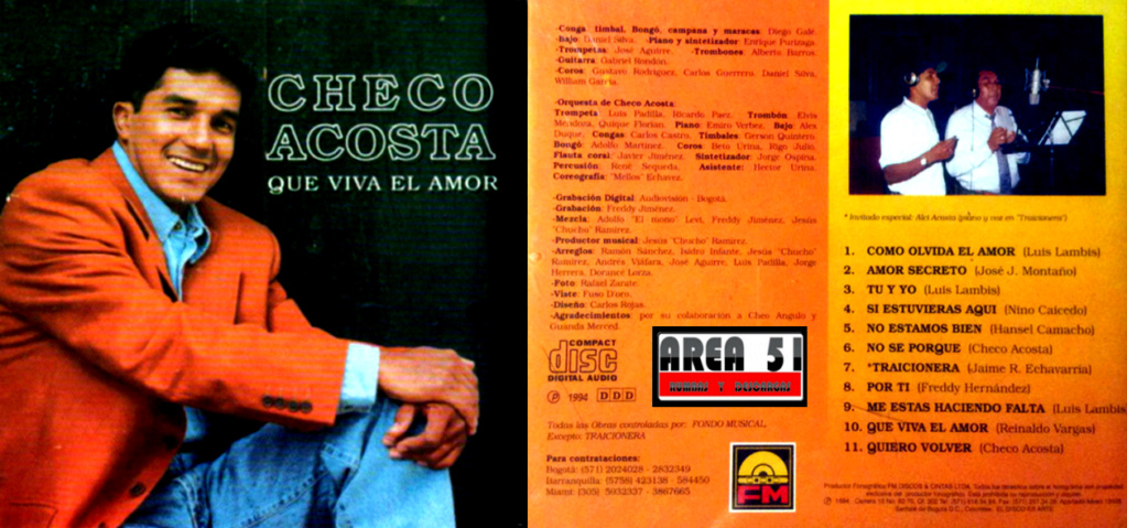 CHECO ACOSTA - QUE VIVA EL AMOR (1995) Checo_11