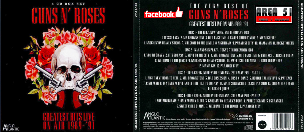 GUNS N´ ROSES - GREATEST HITS LIVE ON AIR 1989-91 (4CD2S)(2016) Guns_n15