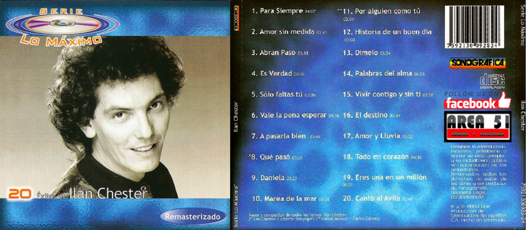 ILAN CHESTER - SERIE LO MAXIMO_20 EXITOS (2003) Ilan_c11