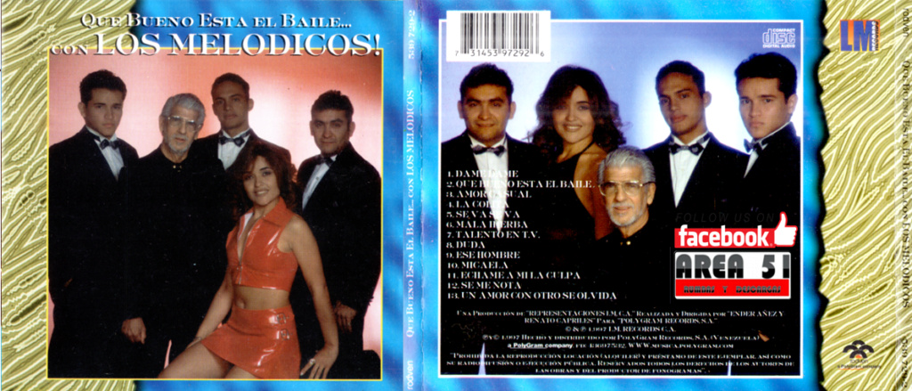 LOS MELODICOS - QUE BUENO ESTA EL BAILE (1997) Los_me15