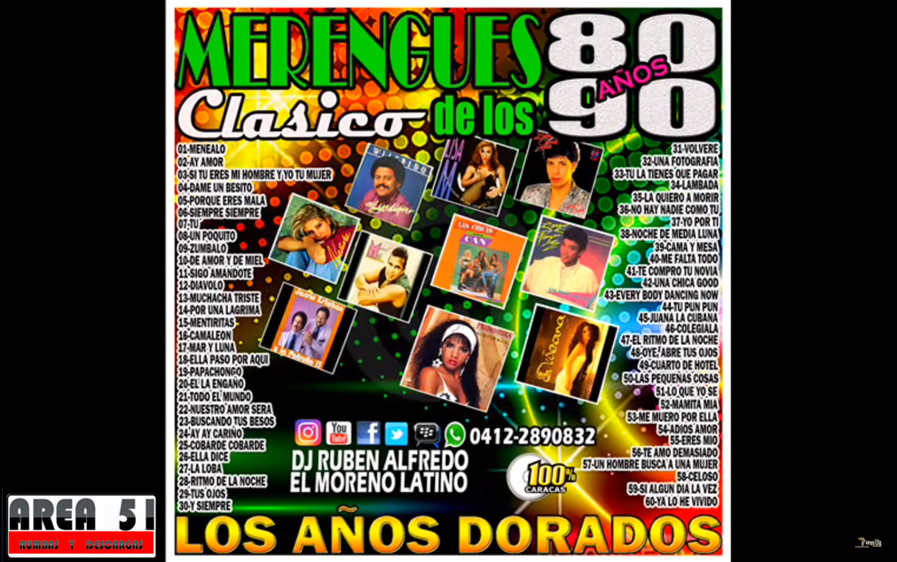 MERENGUE CLASICO DE LOS AÑOS 80 Y 90 (DJ RUBEN Mereng11