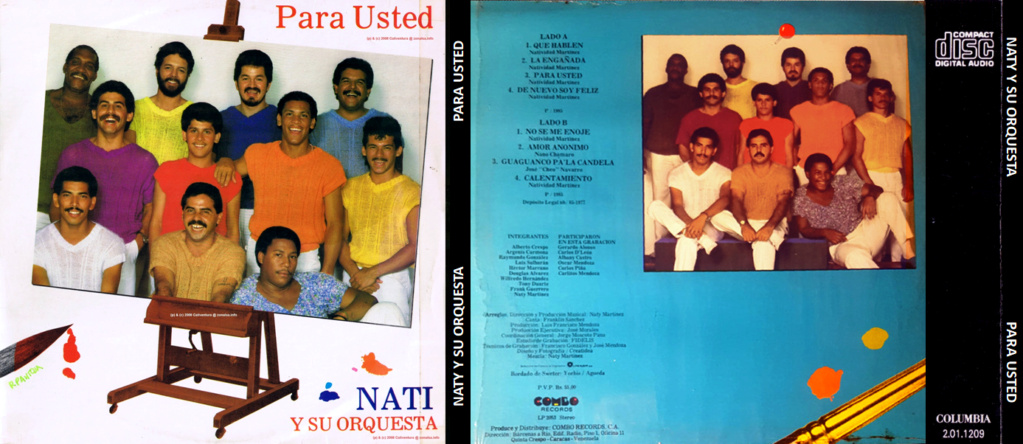 NATY Y SU ORQUESTA - PARA USTED (1985) Naty_y11