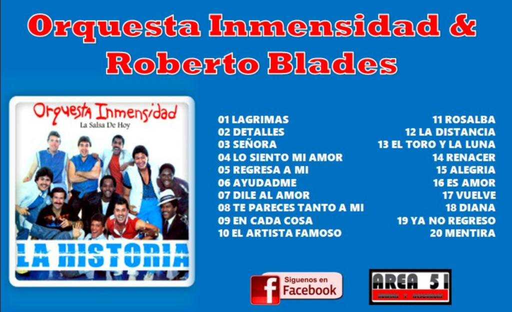 ORQUESTA INMENSIDAD & ROBERTO BLADES - 20 GRANDES EXITOS Orques21