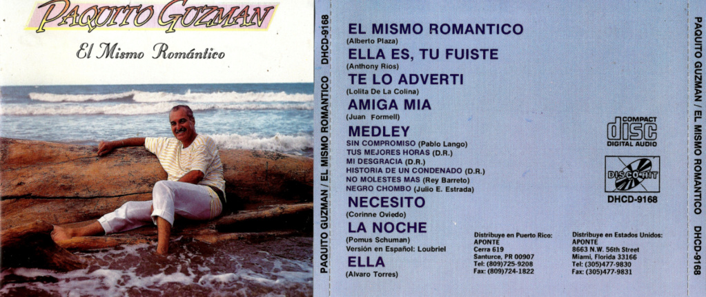 PAQUITO GUZMAN - EL MISMO ROMANTICO (1990) Paquit10