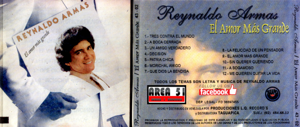 REYNALDO ARMAS - EL AMOR MAS GRANDE (1984) Reynal27