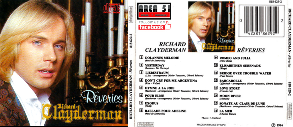 RICHARD CLAYDERMAN - REVERIES (1984) Richar29