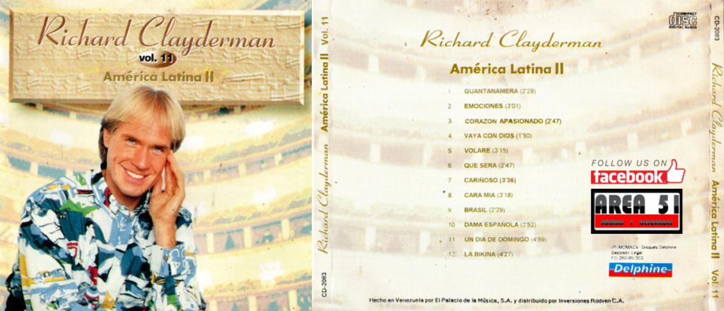 RICHARD CLAYDERMAN - VOL.11 AMERICA LATINA (1995) Richar34