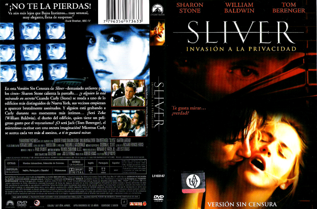 SLIVER: INVASION A LA PRIVACIDAD (LATINO)(1993) Sliver10