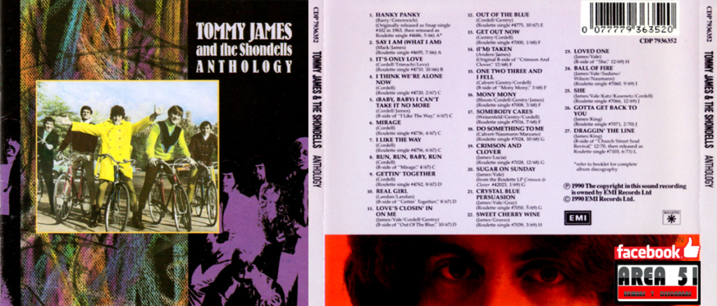 TOMMY JAMES & THE SHONDELLS - ANTOLOGIA (1990) Tommy_12