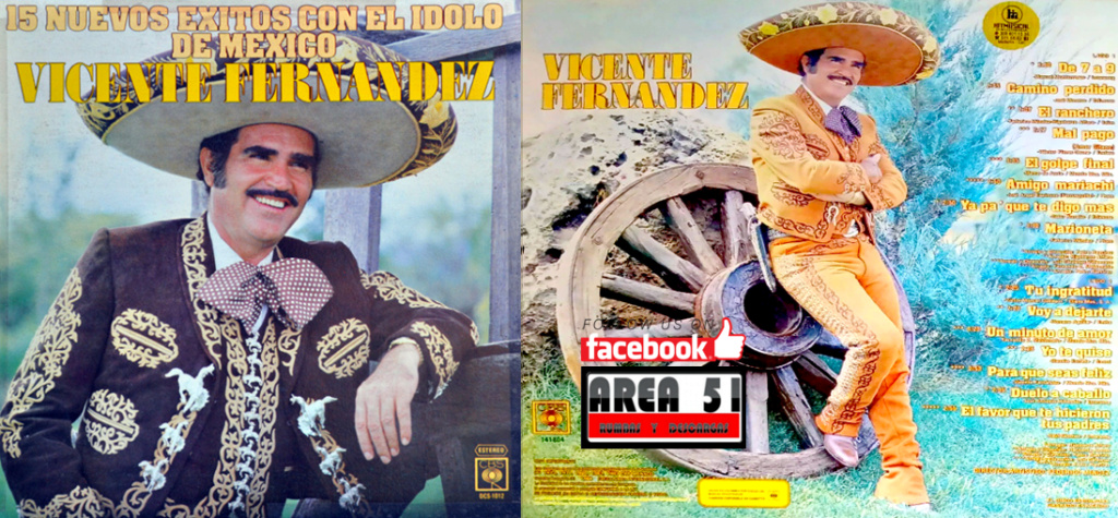 VICENTE FERNANDEZ - 15 GRANDES EXITOS CON EL IDOLO DE MEXICO (1983) Vicent14