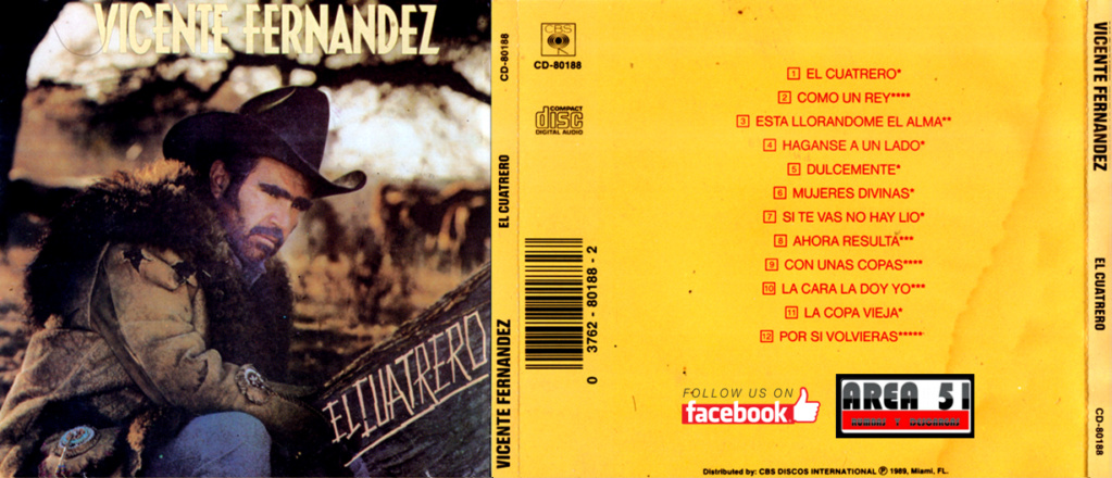 VICENTE FERNANDEZ - EL CUATRERO (1989) Vicent28