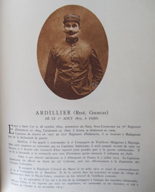 Uniforme capitaine du RICM en 1915 20190813