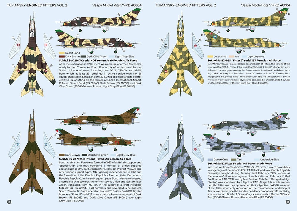 [Modelsvit + Vespa Model Kits] 1/72 Sukhoi Su-22 M3 J Fitter   -   conversion South Yemen AF  Vol-0210