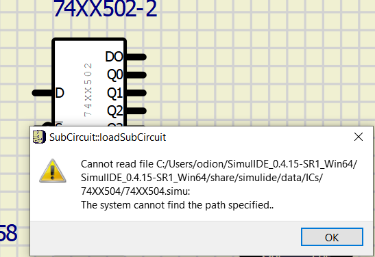 System cannot find path No_esc10