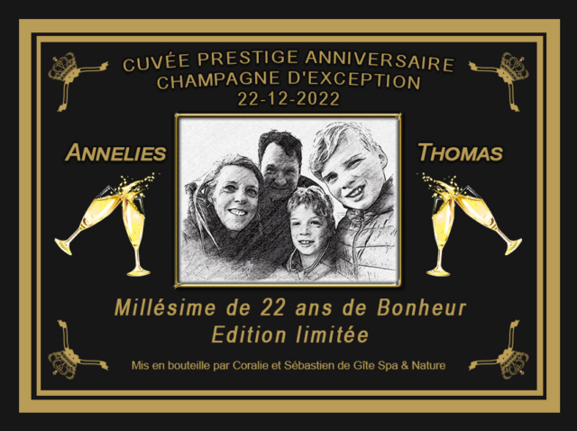 Création d'une étiquette de Champagne Cuvée Spéciale Amzoli15