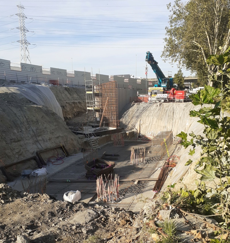 aménagement : passerelle des JO et berges alentours 20210914