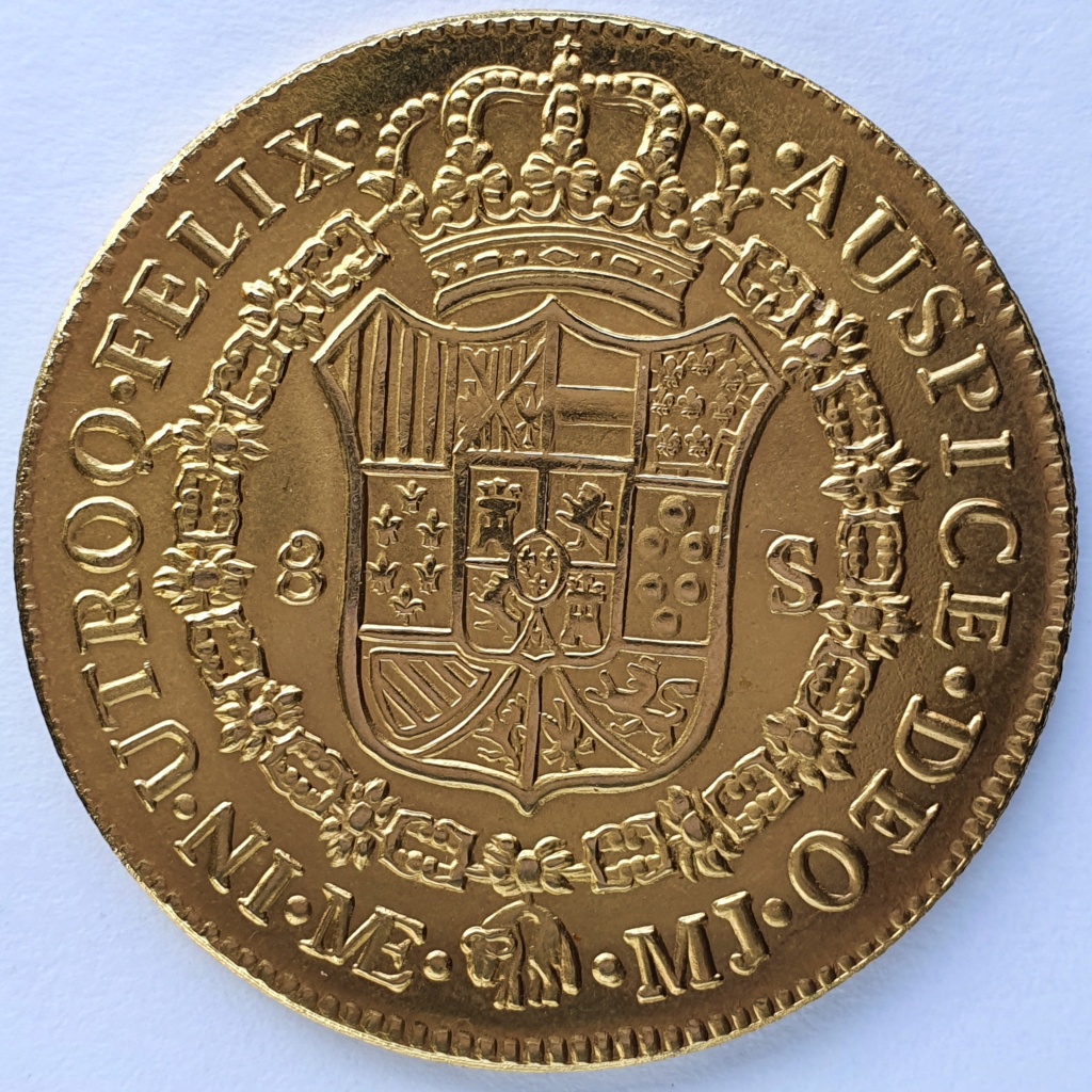 8 escudos Carlos III 1785 20210918