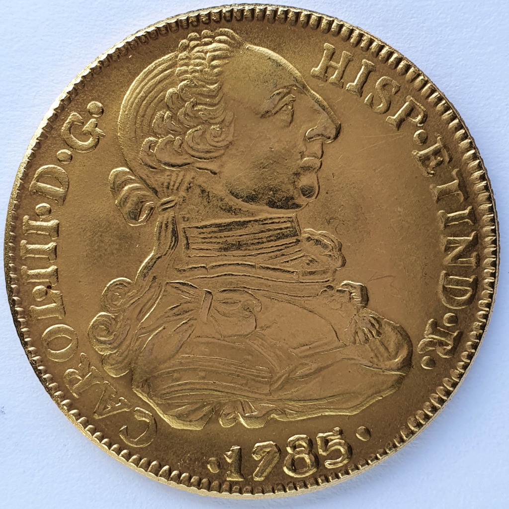 8 escudos Carlos III 1785 20210919