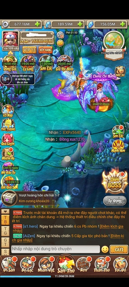 Hack Thần Thú Cổ Đại APK 2022 (Vô hạn Kim cương, đồng xu max vip,.. 27781010