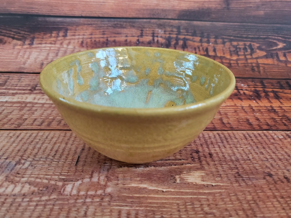 Bowl Unsigned - light swirl etched in base  20221014