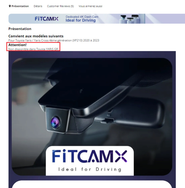 Test Dashcam Fitcamx (avant et arrière) - Page 2 Fitcam11
