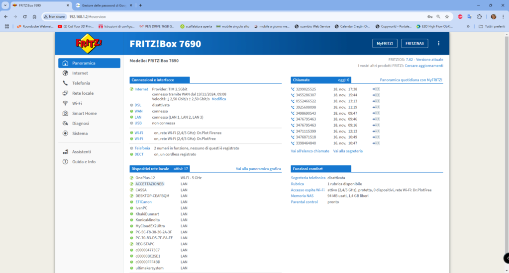 Help Passaggio configurazione VOIP TIM da vecchio 7590 a nuovo 7690 - Pagina 2 Panora10