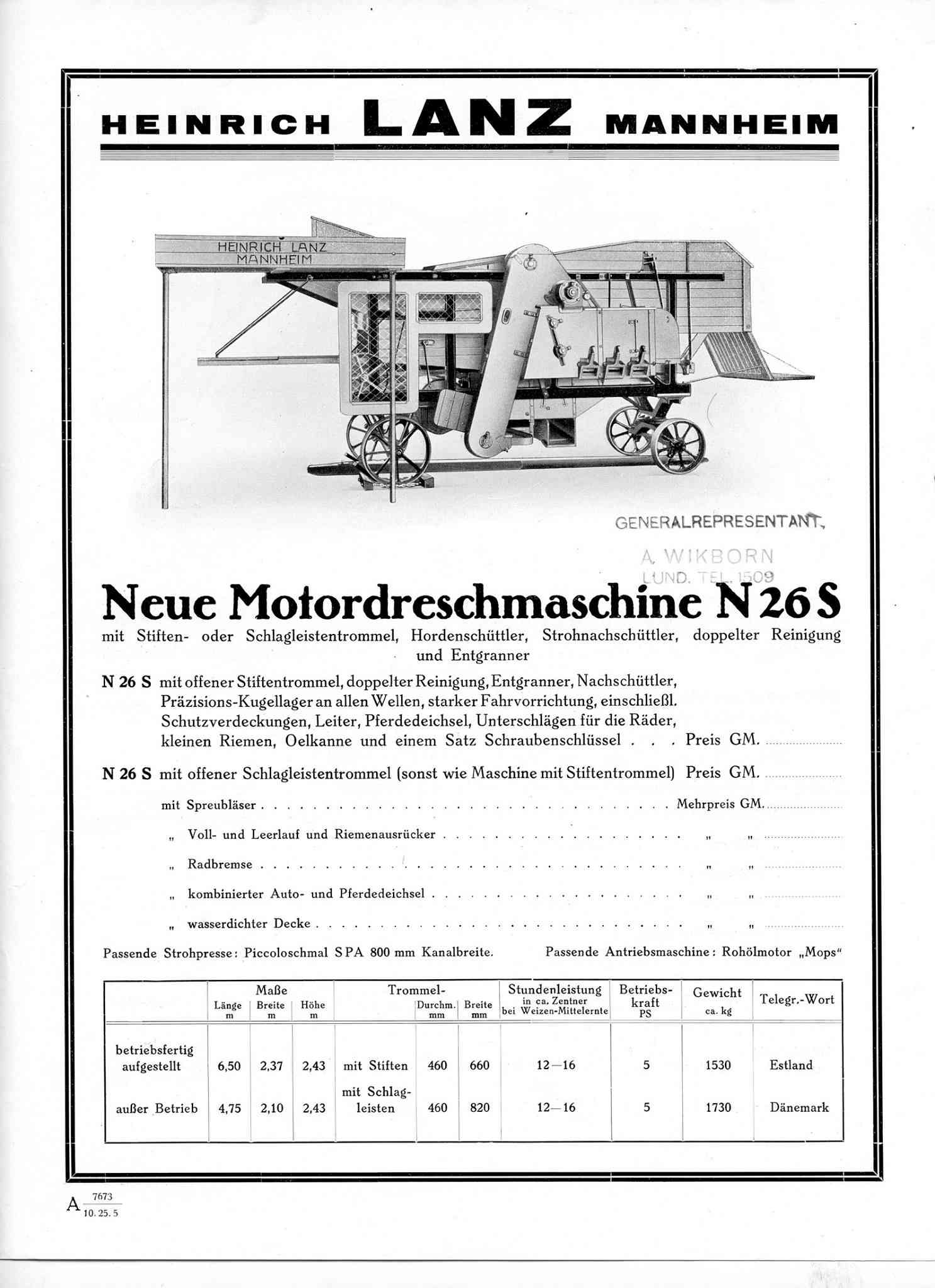 LANZ !: Moissonneuses-batteuses, batteuses et  presses 13221410