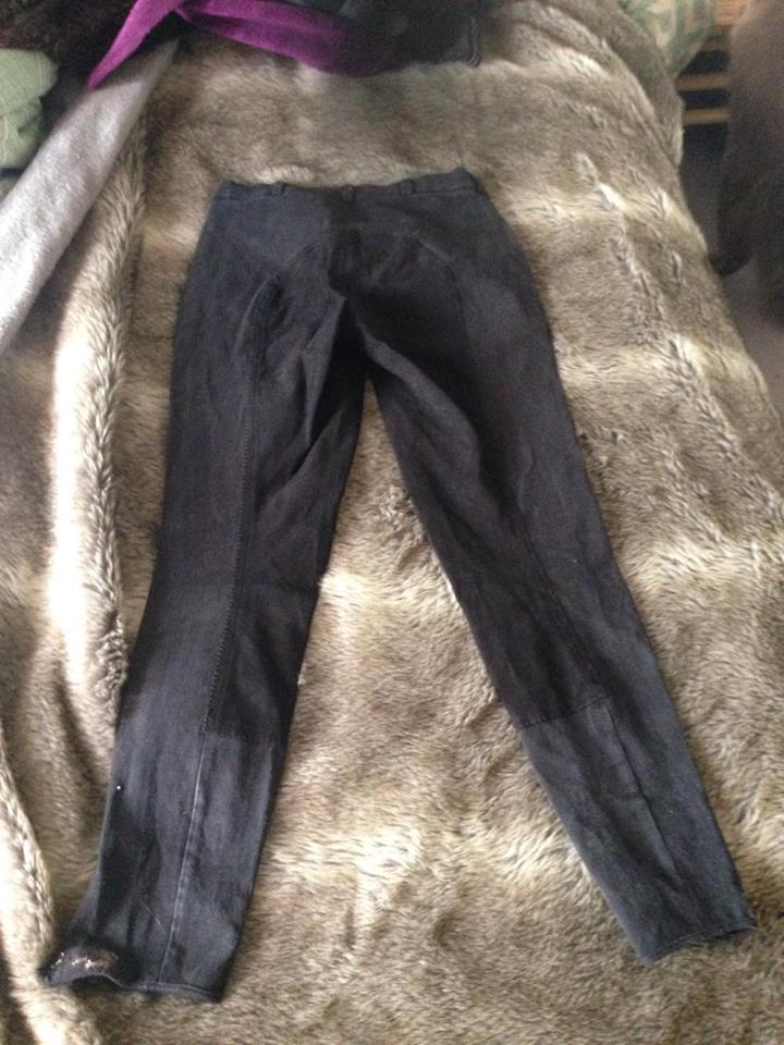 Pantalon fond de peau HORZE , noir, NEUF. 13236310