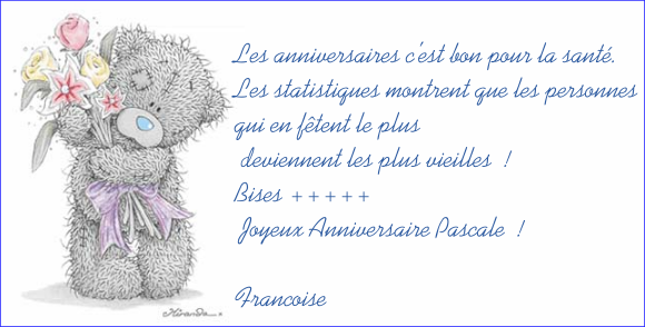 Joyeux Anniversaire Pascale