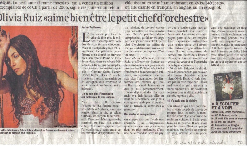 OLIVIA RUIZ ET LA PRESSE - Page 4 Le_mat11