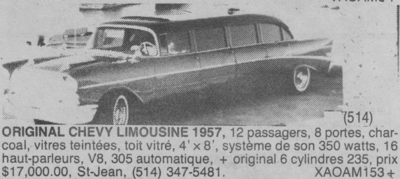 Multi-porte vieille limo 57chev10