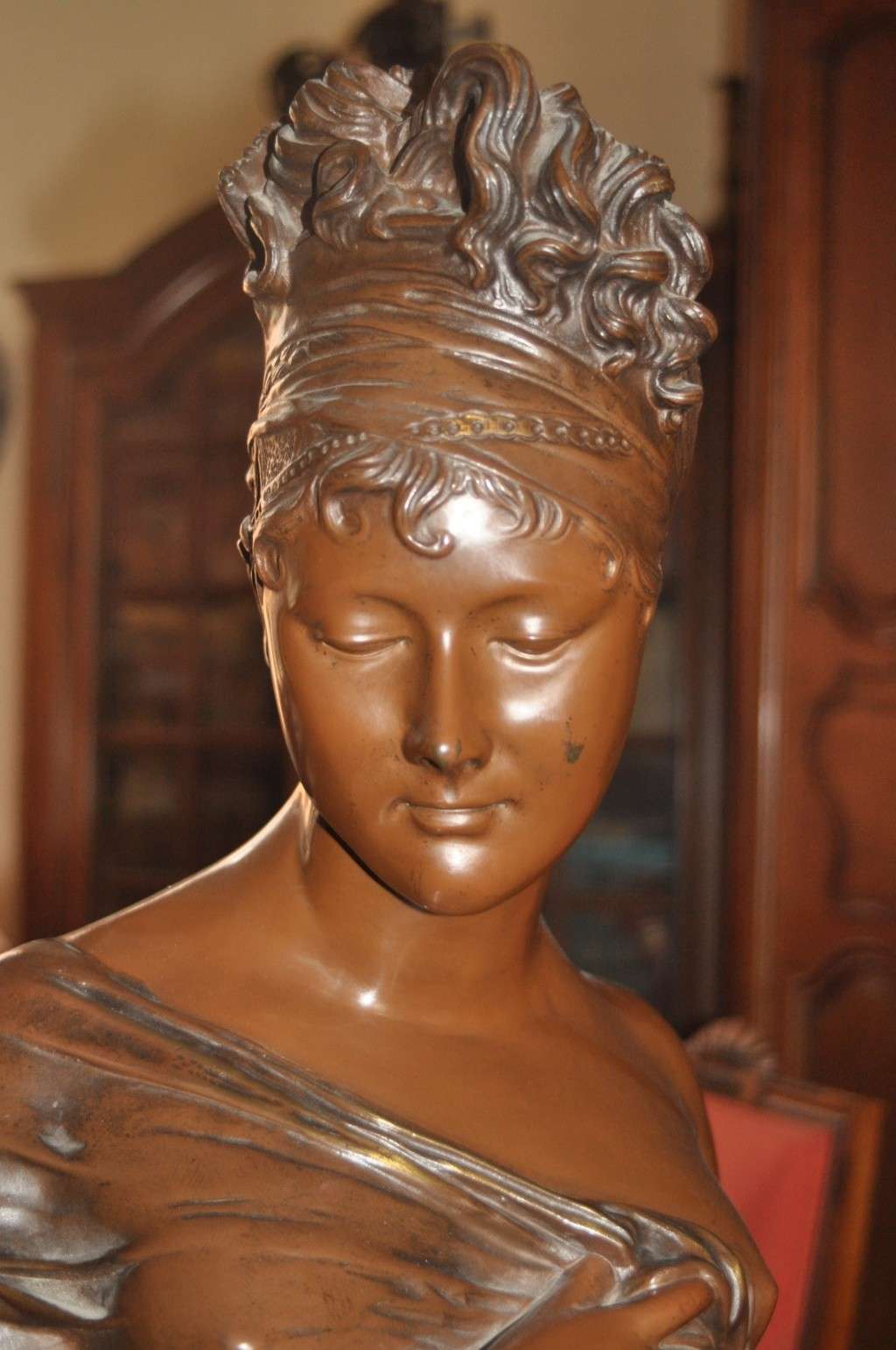 Bronze Madame de Récamier Houdon Dsc_0049