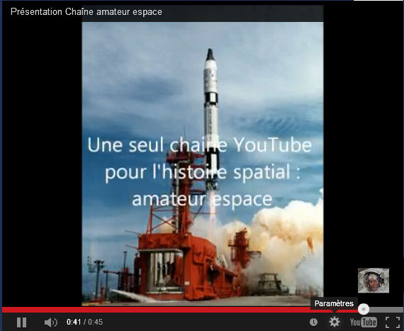 Chaîne YouTube Amateur Espace. Chaine10