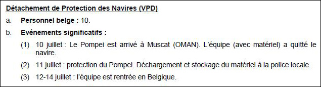 Des militaires belges pour protéger les navires marchands - Page 3 Vpd_2410