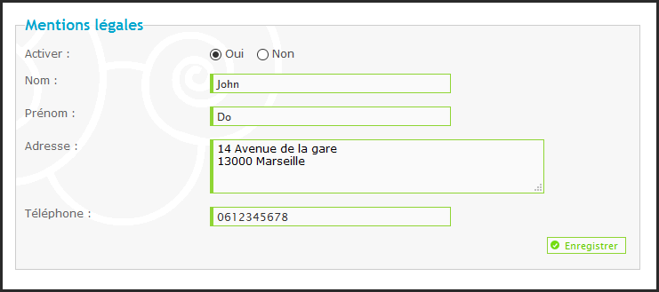 NOUVEAU : possibilité de désigner un directeur de publication pour son forum. Fr211