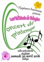 Concert de Printemps à Auzon (43) Affich11