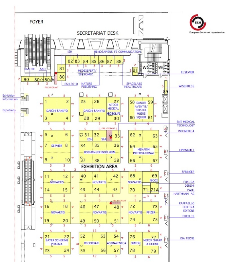 NicOx du 12 au 16 juin au congrès de l'European Society of Hypertension Esh10