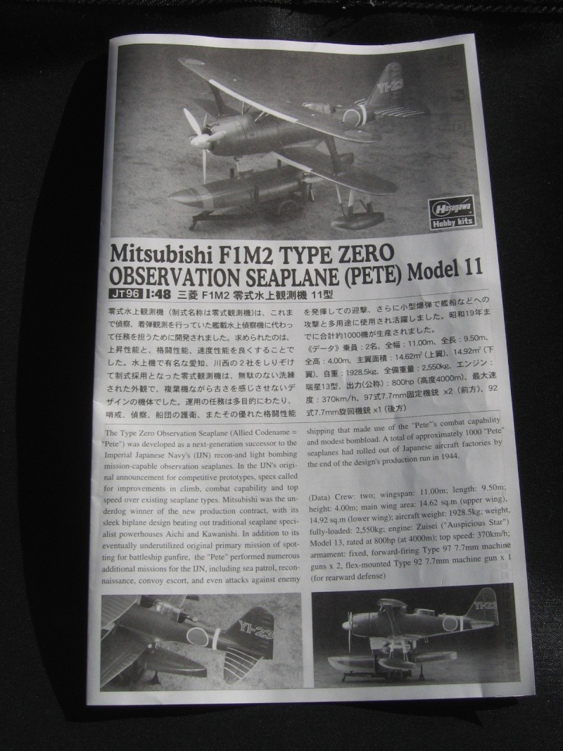 [Hasegawa] Mitsubishi F1M2 Type Zero Seaplane "Pete" Dfgega15
