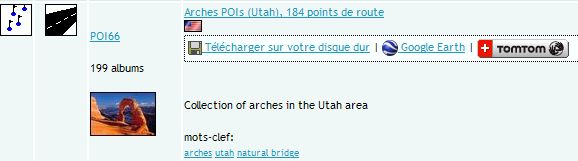 POI 66 c'est aussi 387000 localisations sur Google Earth. Captu188