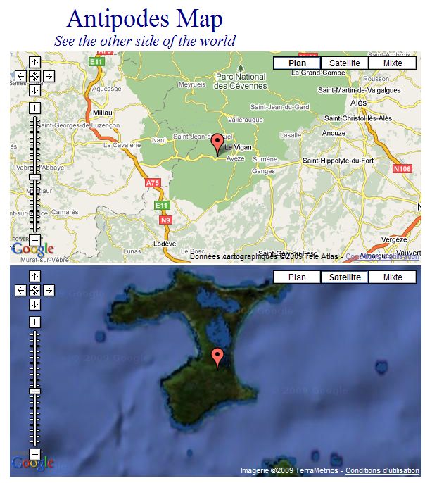 Les Antipodes sur Google Maps Captu242