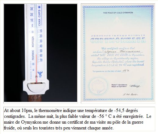Températures / CLIMAT / Temperature Certif10