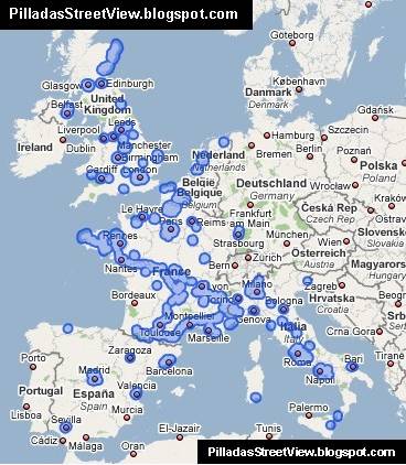 Autres systèmes du type STREETVIEW dans le Monde Europe10