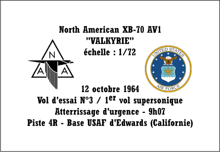 NA XB-70 AV-1 Valkyrie - 12/10/64 9h07 Vol n°3 Base d'Edwards [base Italeri + PE 1/72°] de fab-reims - Page 5 Etique10